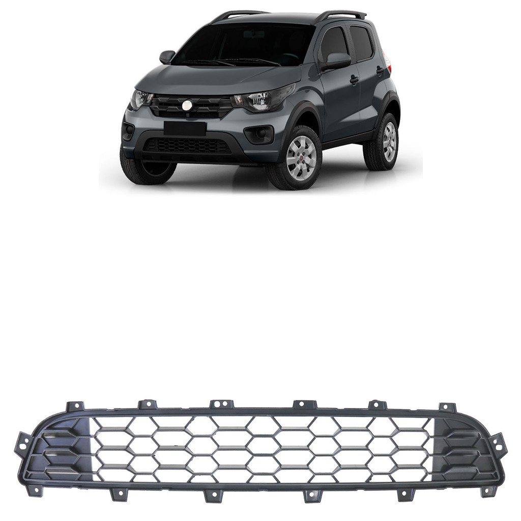 Grade Inferior Mobi Way 2017 2018 2019 2020 Preto Liso