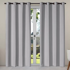 Cortina Isa 2,80M X 2,30M P/ Porta Balcão Cinza