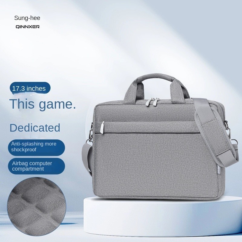 Bolsa Para Laptop Masculina E Feminina , De Ombro Portátil , Airbag , Almofada De Ar , 17.3 Polegadas , Adequada Salvado