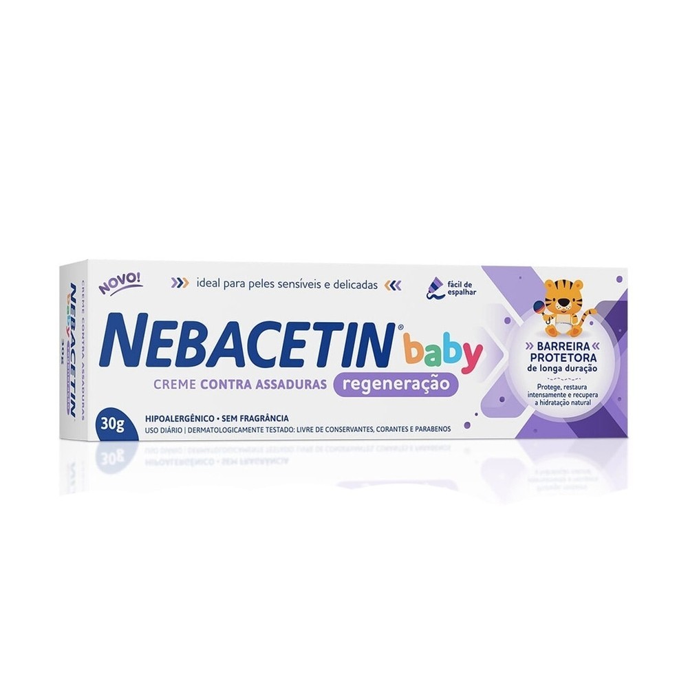 Creme Contra Assaduras Nebacetin Baby Regeneracao 30g em Oferta na Shopee