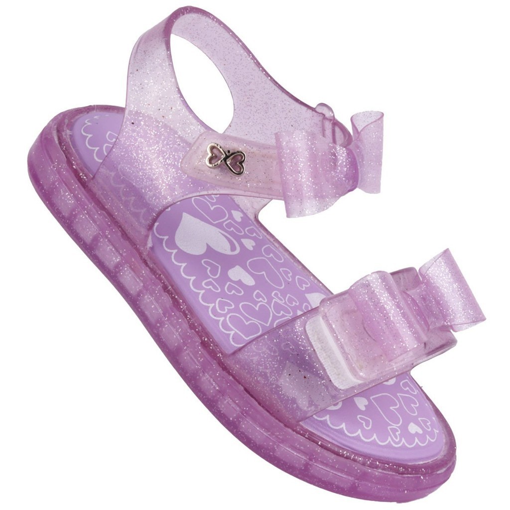 Sandália Infantil Feminina com led WorldColors Lolipop - Lilás Gliter em Oferta na Shopee