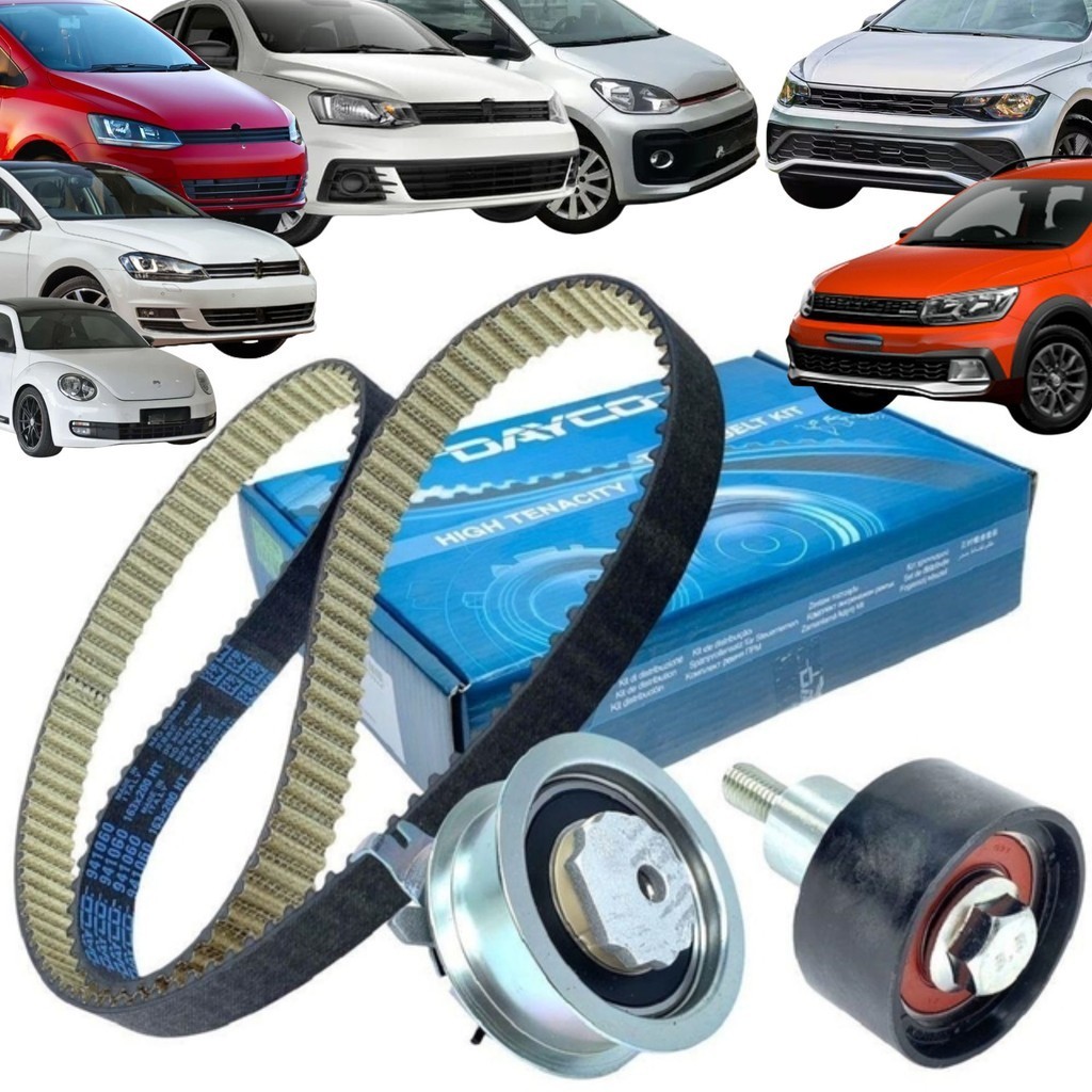 Kit Correia Dentada Volkswagen Fox / Jetta / Polo / Golf / Virtus / UP / T-Cross / Saveiro - Audi A1 / A3 / Q3 - 1.