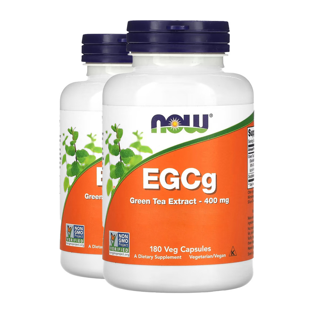 Kit 2x Extrato Chá Verde EGCg 400mg Now Foods 180Cáps Importado/Made in Usa em Oferta na Shopee