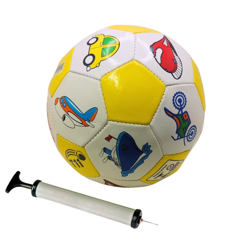 Bola Infantil Futebol Campo Recreação Couro Sintético N/3