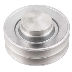 Polia Dupla de Alumínio 110mm com 2 Canais Perfil B Vonder