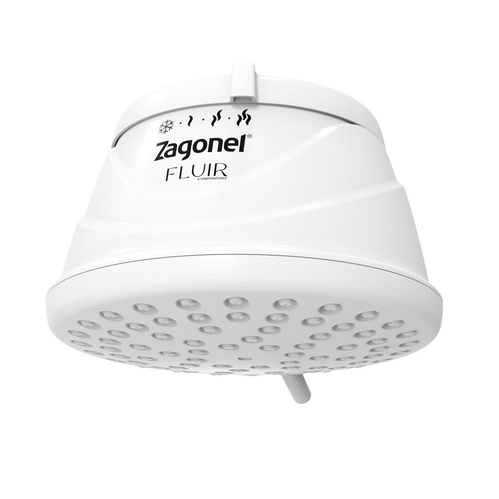 Ducha Fluir 4 Temperaturas 5500W Zagonel Branca 127V - Home & Living