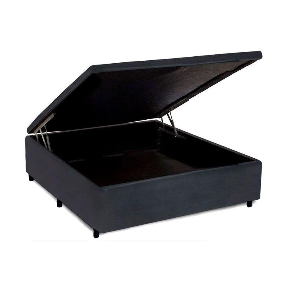 Cama Box Baú Casal Universal Suede Gray (138x188x35) - Costa Rica em Oferta na Shopee
