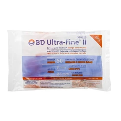 Seringa para Insulina BD Ultra-Fine ™ 8 mm de 50 UI com 10 unidades