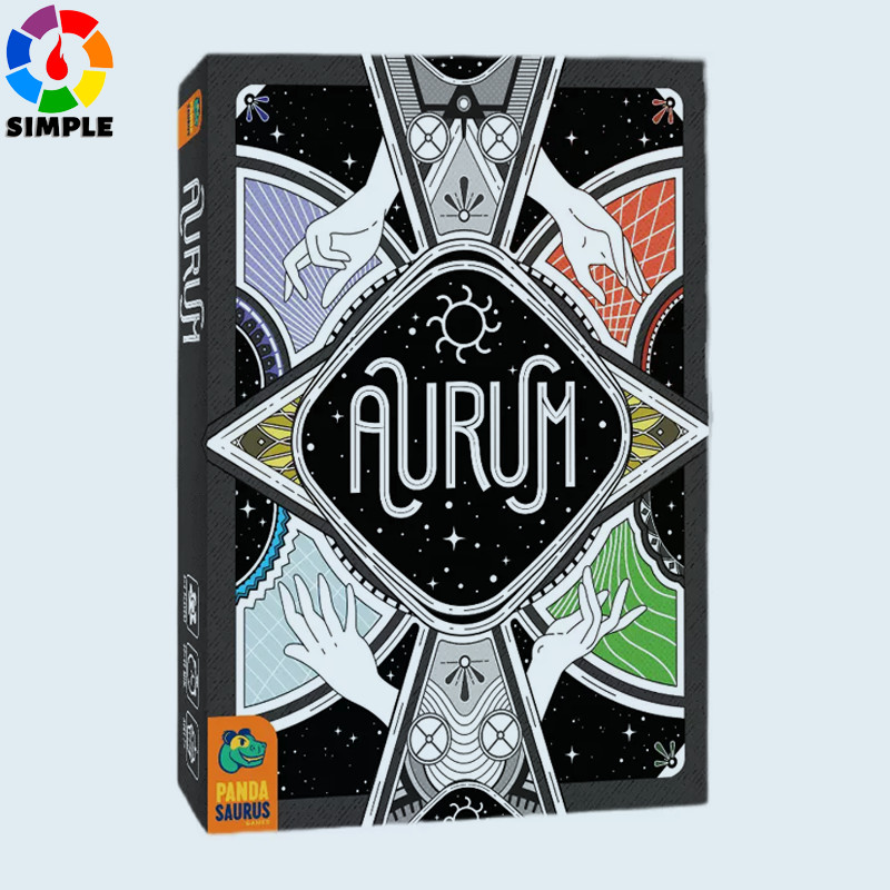 Pandasaurus Games Aurum Card Game - Competitive Trick-Taking Strategy Game for Kids and Adults