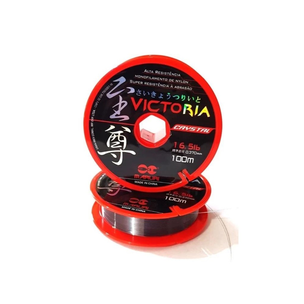 LINHA P/ Pesca Monofilamento VICTORIA MARURI 100MTS - Diversas medidas