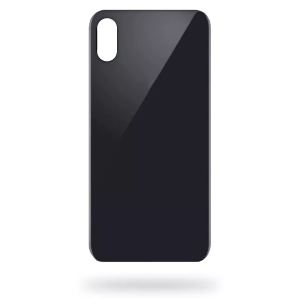 Tampa Traseira De Vidro Para iPhone X Preta