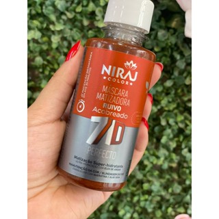 Mascara Matizadora Niraj Ruivo Acobreado 7D 150ml em Oferta na Shopee