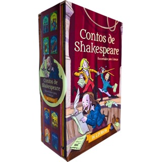 Box com 16 Livros Contos de Shakespeare Recontados para Crianças William Shakespeare em Oferta na Shopee