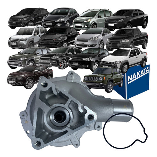 Bomba D'agua Original Nakata Bravo 1.8 2011 2012 2013 2014 2015 2016 2017 2018 2019 2020 em Oferta na Shopee