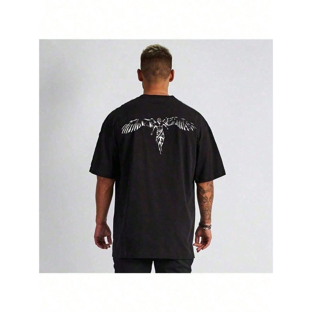 Camisa Camiseta Oversized Streetwear Anjo "Veni Vidi Vici"  Masculina do P ao Plus SIze G3