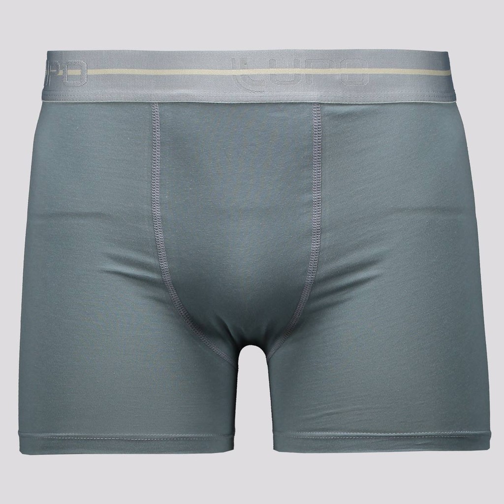 Cueca Boxer Lupo Algodão com Elastano Touch Azul M - Men Clothes
