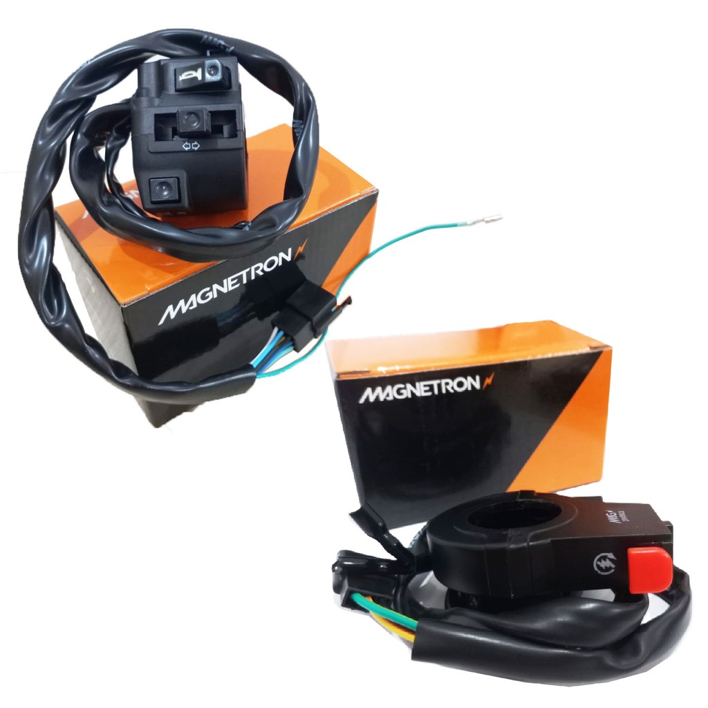 Chave de Luz + Punho de Partida Cg 150 Titan Esd 2005-2008 Magnetron em Oferta na Shopee