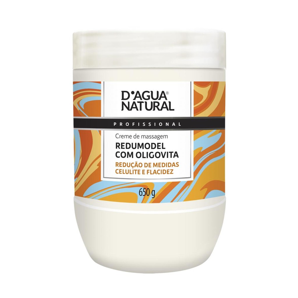 Creme de Massagem Dagua Natural Redumodel com Oligovita 650g Redução de Medidas Celulite e Flacidez em Oferta na Shopee