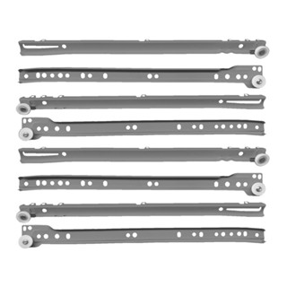 Kit 4 Corrediça Trilho Cinza Gaveta 350mm 35cm Extra 2 Par em Oferta na Shopee