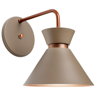 Arandela Parede Cabeceira Corredor Lavabo Berlin 15cm Fendi C/ Cobre em Oferta na Shopee