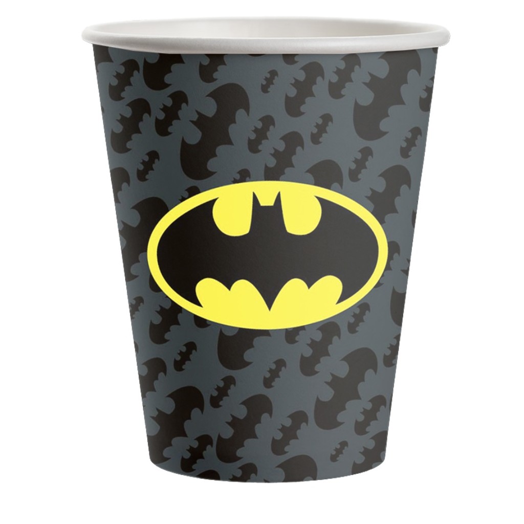 8~32 COPO PAPEL FESTA  BATMAN 200ML FESTCOLOR em Oferta na Shopee