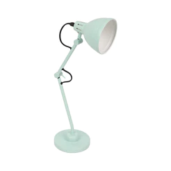 Luminária Abajur Pixar Deluxe LED Azul Articulada 25W E27 Para Escritório Mesa Quarto e Decoração