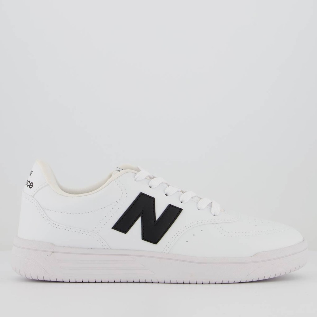 Tênis New Balance BB80 Logo Branco e Preto - Men Shoes