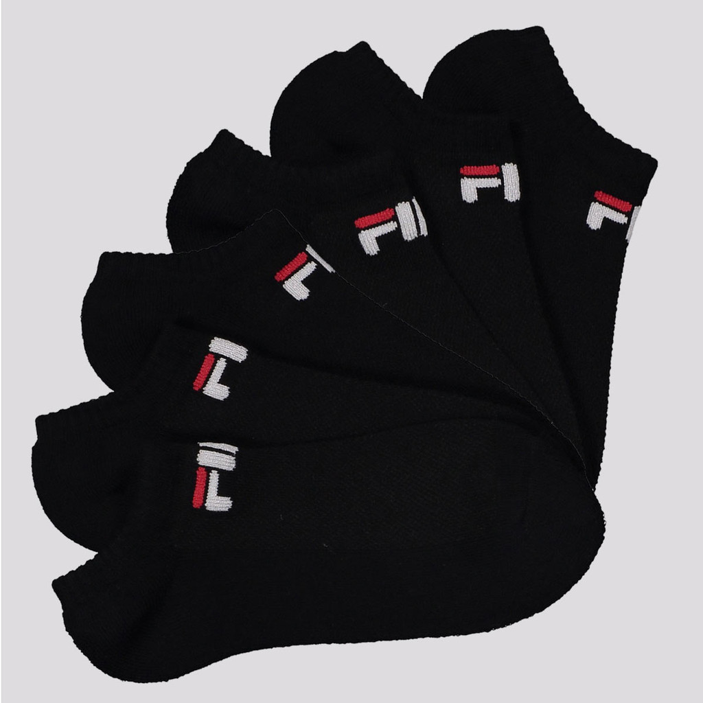 Kit Meia Fila Light 6 Pares Cano Curto Preto em Oferta na Shopee
