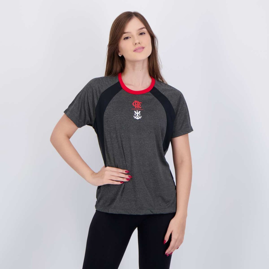 Camisa Flamengo Var Feminina Cinza em Oferta na Shopee