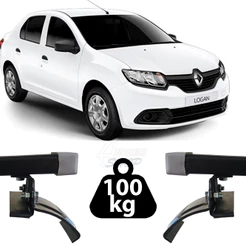 Rack Teto Resistent Sport Renault Logan 2014/ 2024 249 100kg