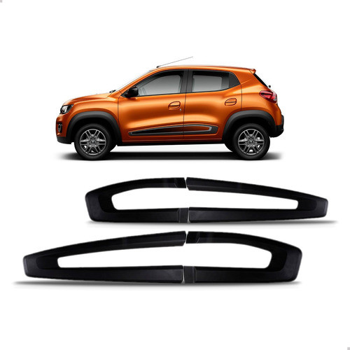 Jogo De Friso Lateral Vazado Kwid 4 Portas 2017 Em Diante em Oferta na Shopee