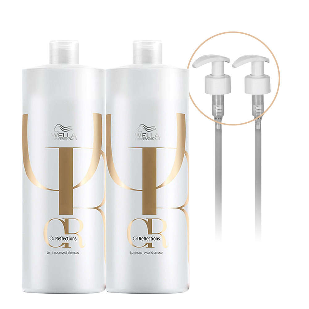 Kit Wella Professionals Oil Reflections Shampoo Extra e Válvula (4 produtos) em Oferta na Shopee