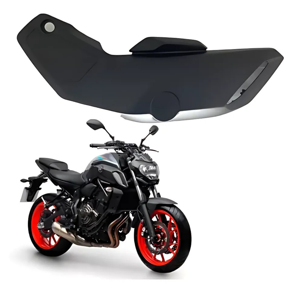 ALETA ABA TANQUE TOMADA DE AR ESQUERDA YAMAHA MT07 2019 2020 2021 2022 2023 2024 2025