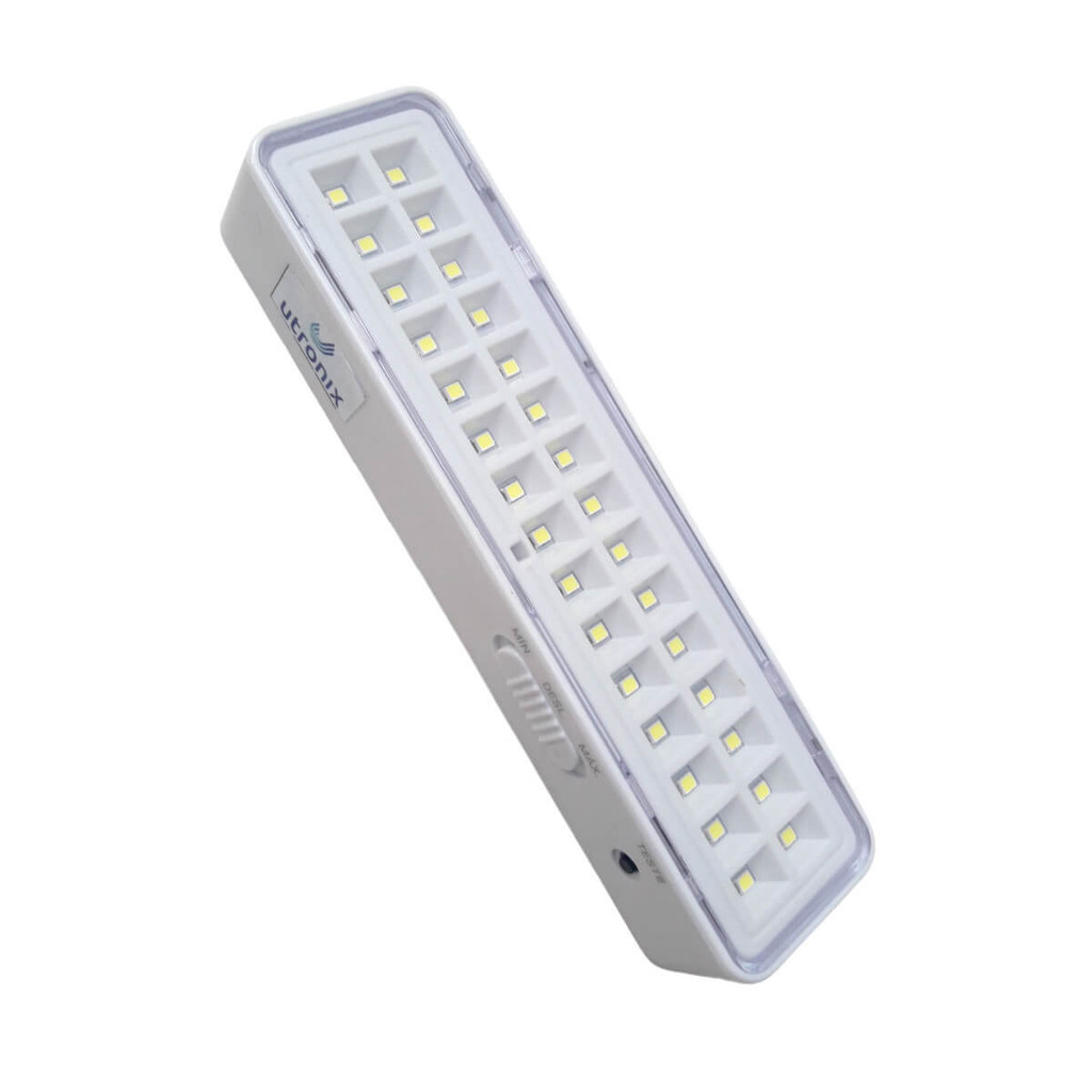 Luminaria 30 leds 2W 12V 24V para central de luz emergência lancha barco veiculo e bateria solar