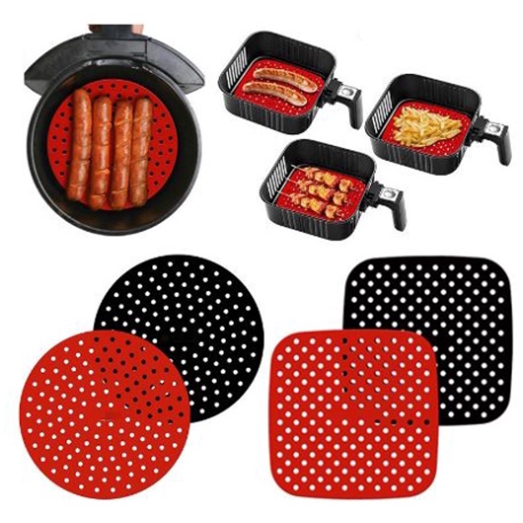 Tapete Fryer Antiaderente Forro De Silicone Para Air Fryer