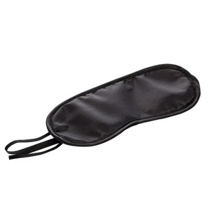 Máscara para Dormir Lyor de Poliéster com Elástico Preta em Oferta na Shopee