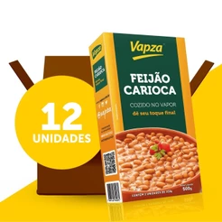 Kit 12 Feijões Carioca 500G Vapza