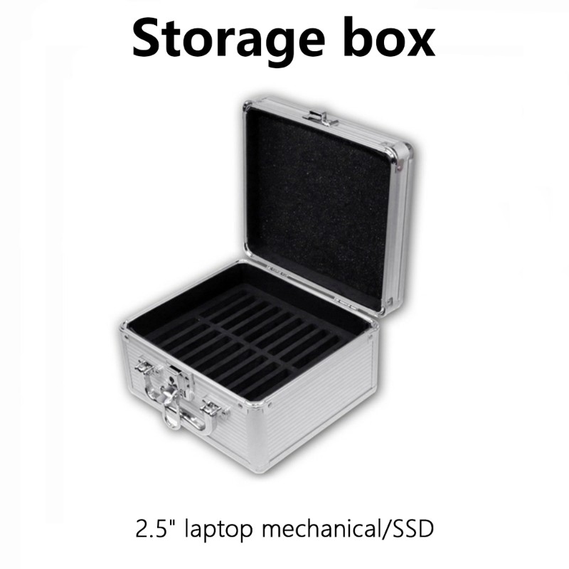 Estojo De Proteção SSD KOKO HDD Com Interior De Esponja E Gabinete De Alumínio Trava De Chave