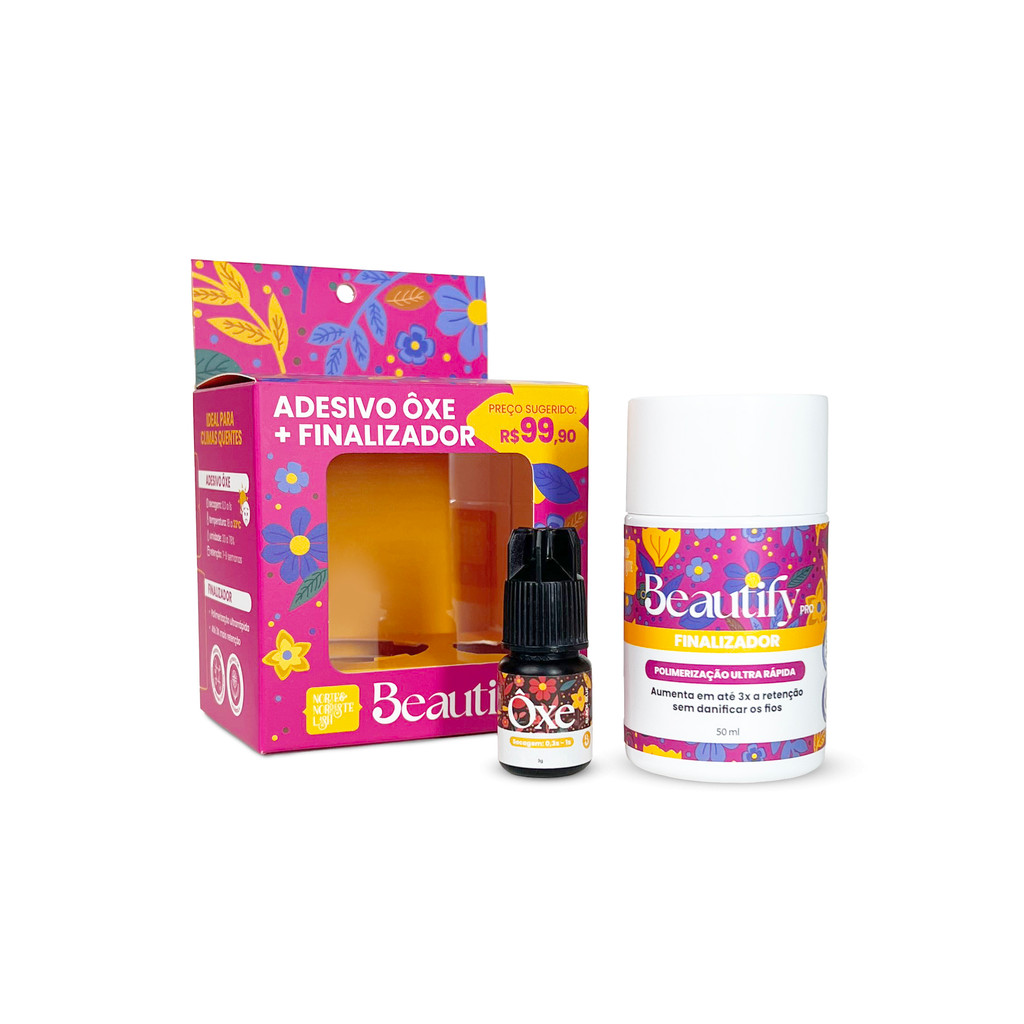 Kit Beautify Finalizador 50ml + Cola Oxe 3g em Oferta na Shopee