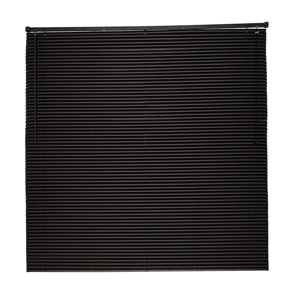 Persiana Horizontal PVC 25mm 140x130cm Preta Conthey Evolux - D148034C