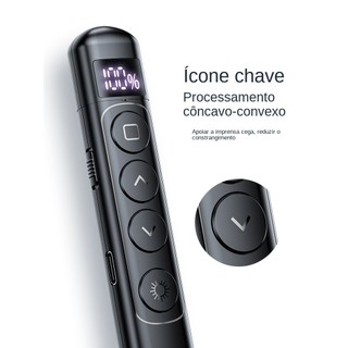 Apresentação Clicker Para PPT Apresentações 2.4GHz Apresentador Sem Fio Remoto PPT Escritório De Sala De Aula