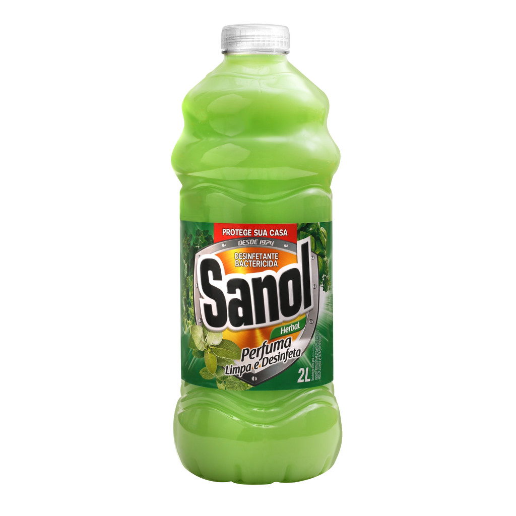 DESINFETANTE HERBAL LEITOSO 2L SANOL