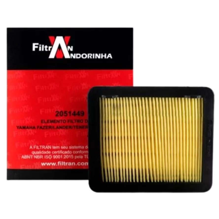 Filtro De Ar Yamaha Fazer/Lander/Tenere 250 2016 2017 FILTRAN