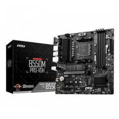 Placa Mãe MSI B550M PRO-VDH, Chipset B550, AMD AM4, mATX, DDR4, B550M PRO-VDH