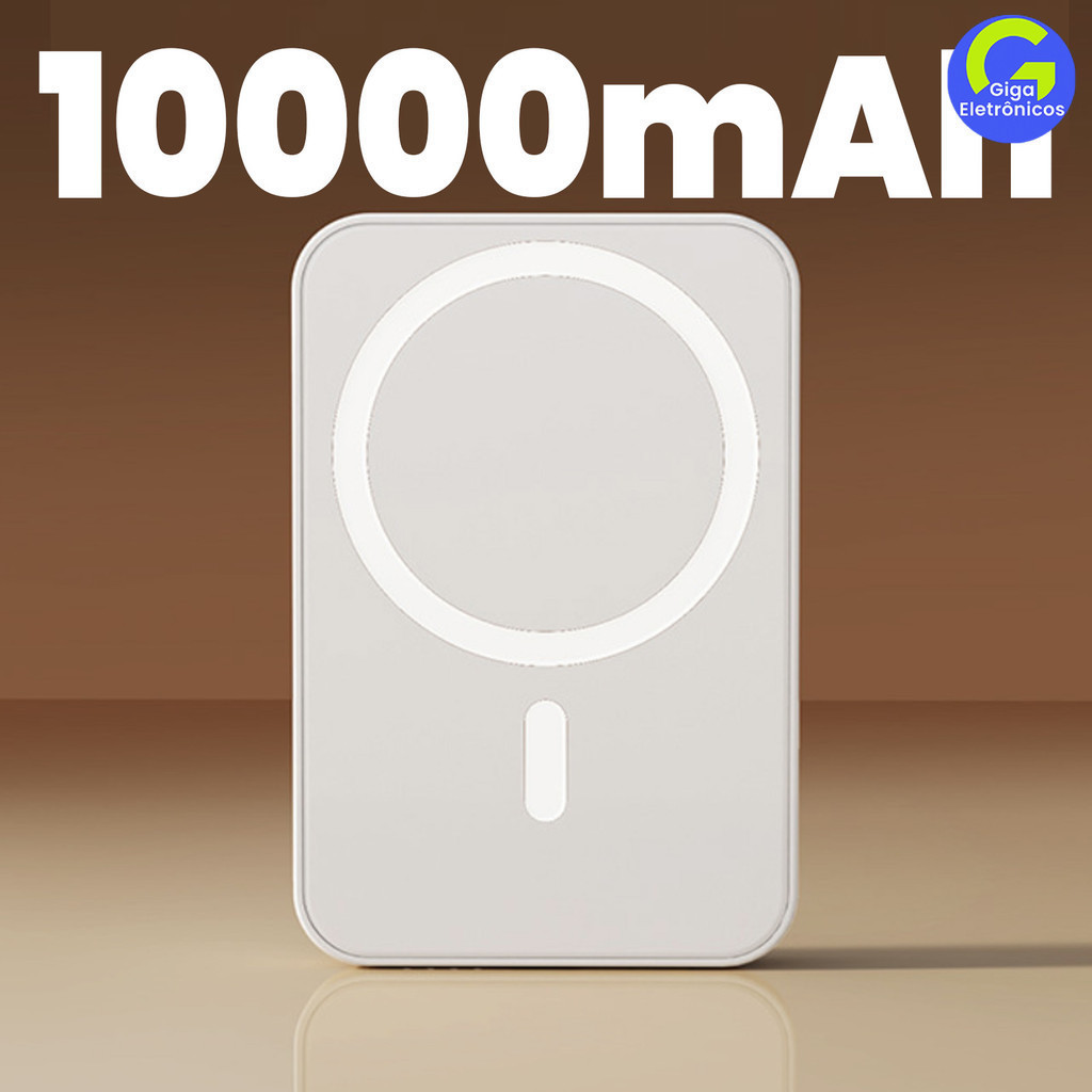 Carregador Portátil Indução para iPhone/Android Magsafe Sem fio Bateria Carga 3000mAh/5000mAH/10000mah