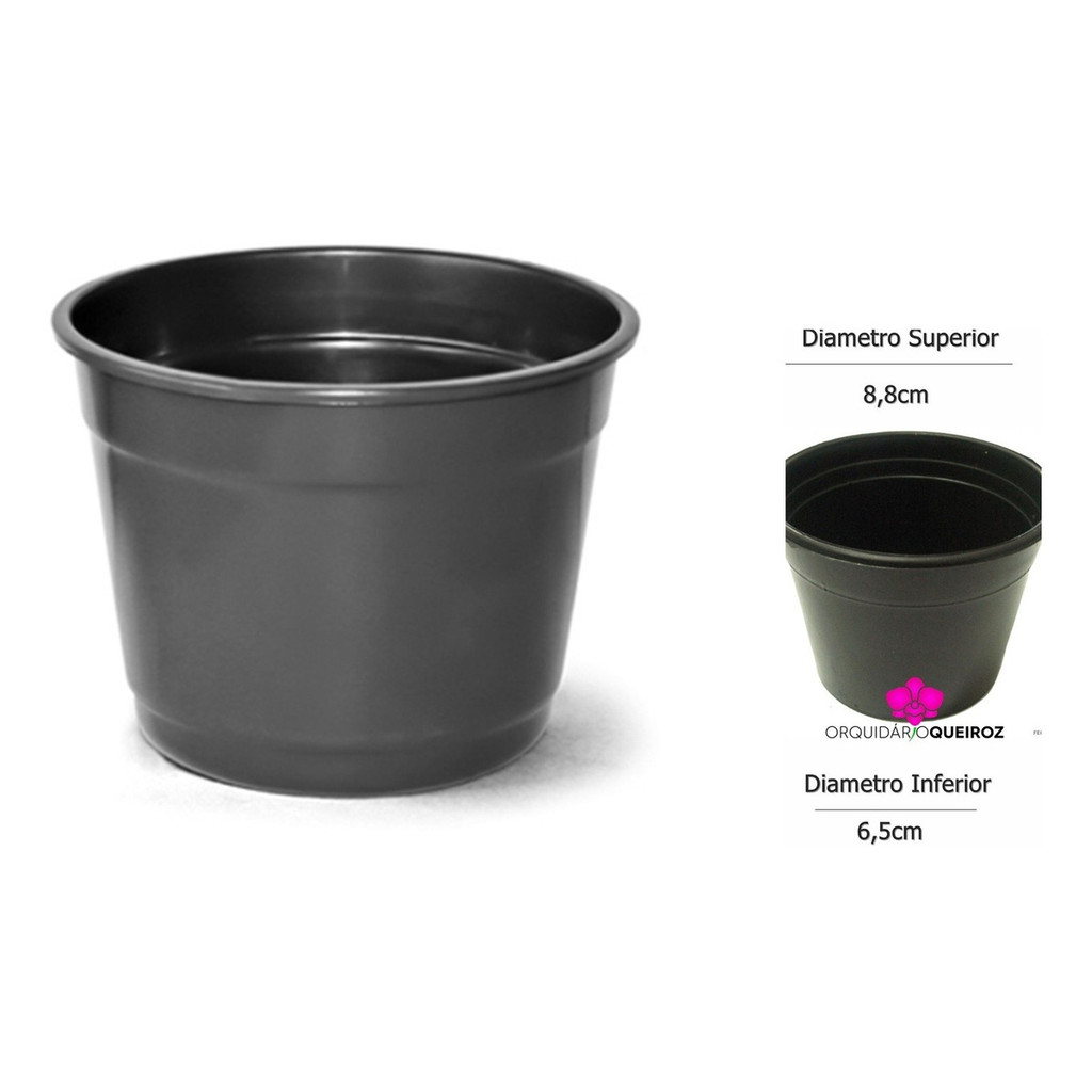 50 Vasos Pote 9 Para Mudas Plantas Cactos - Lembrancinhas