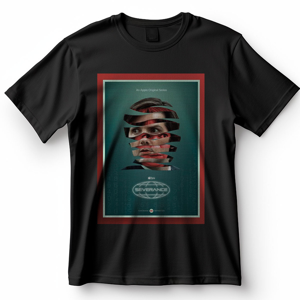 Camiseta Severance Arte Fatiada Apple TV Serie Blusa Camisa 100% Algodão