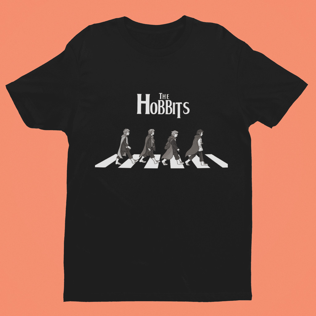 Camiseta Senhor dos Anéis ''The Hobbits'' Unissex Beatles Promoção Envio Imediato em Oferta na Shopee