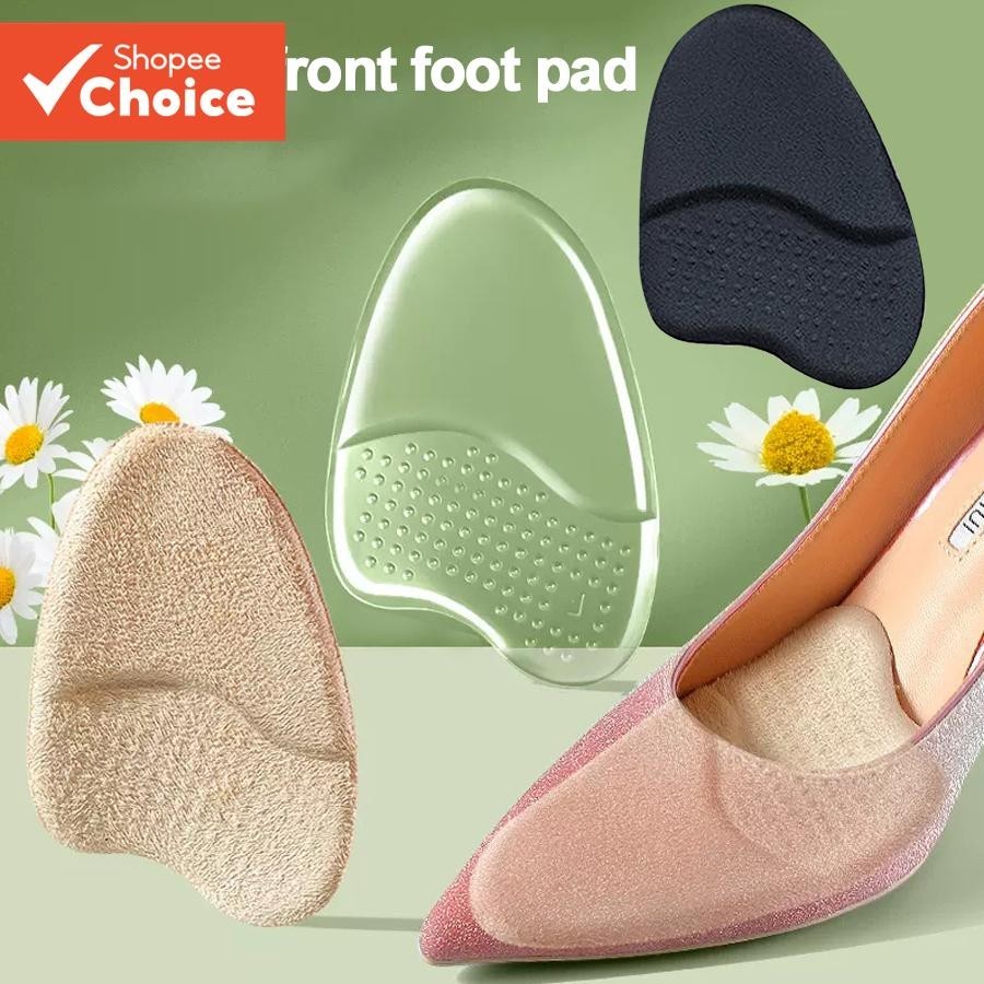 Sola Anti-Dor Almofada De Meio Tamanho Palmilha De Salto Alto Macia Confortável Meia Antepé Feminino Macio