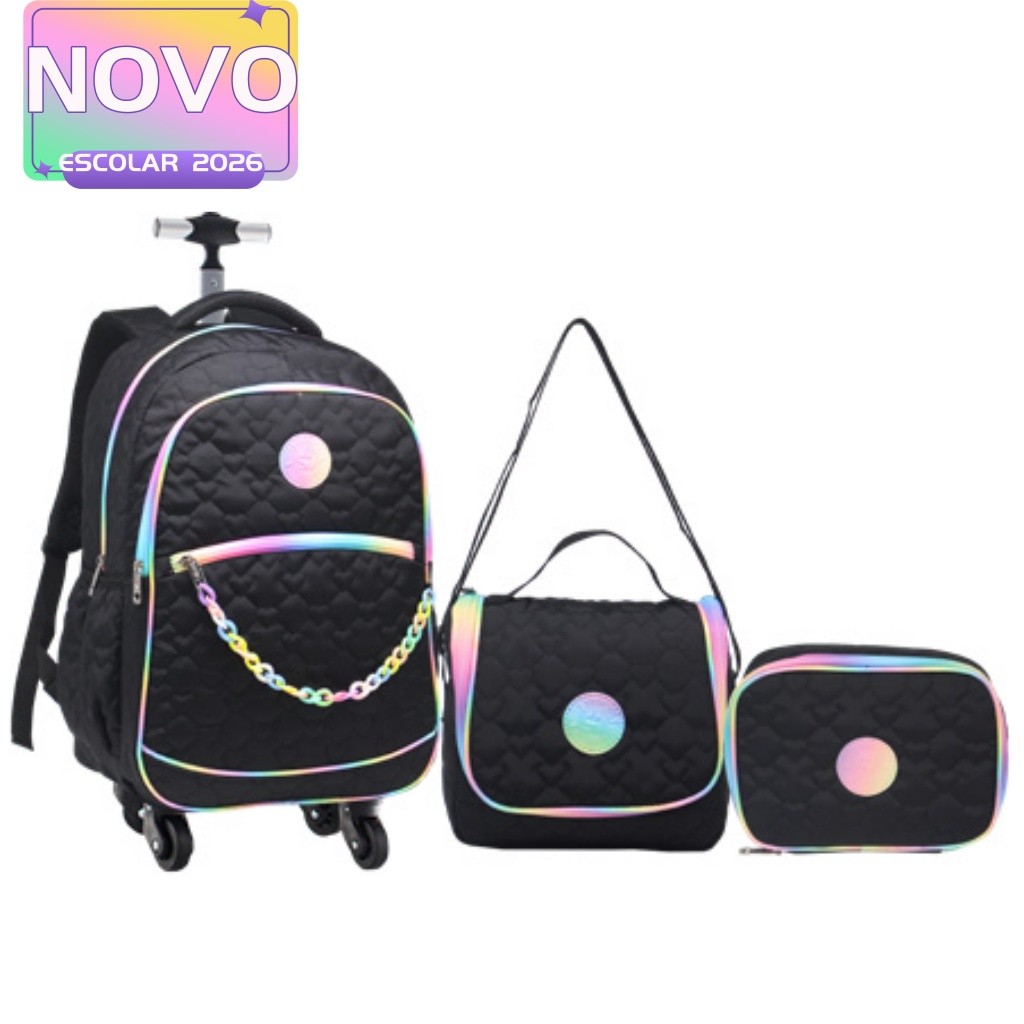 Mochila com Rodinha Feminina Juvenil: Onde Comprar | BuscaProdutos